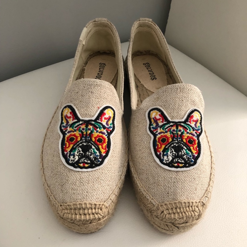 Soludos French Bulldog Espadrilles